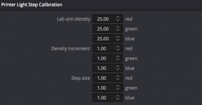 Film color timing