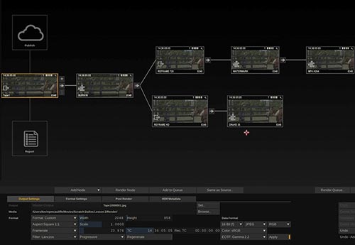 Dailies in Assimilate SCRATCH